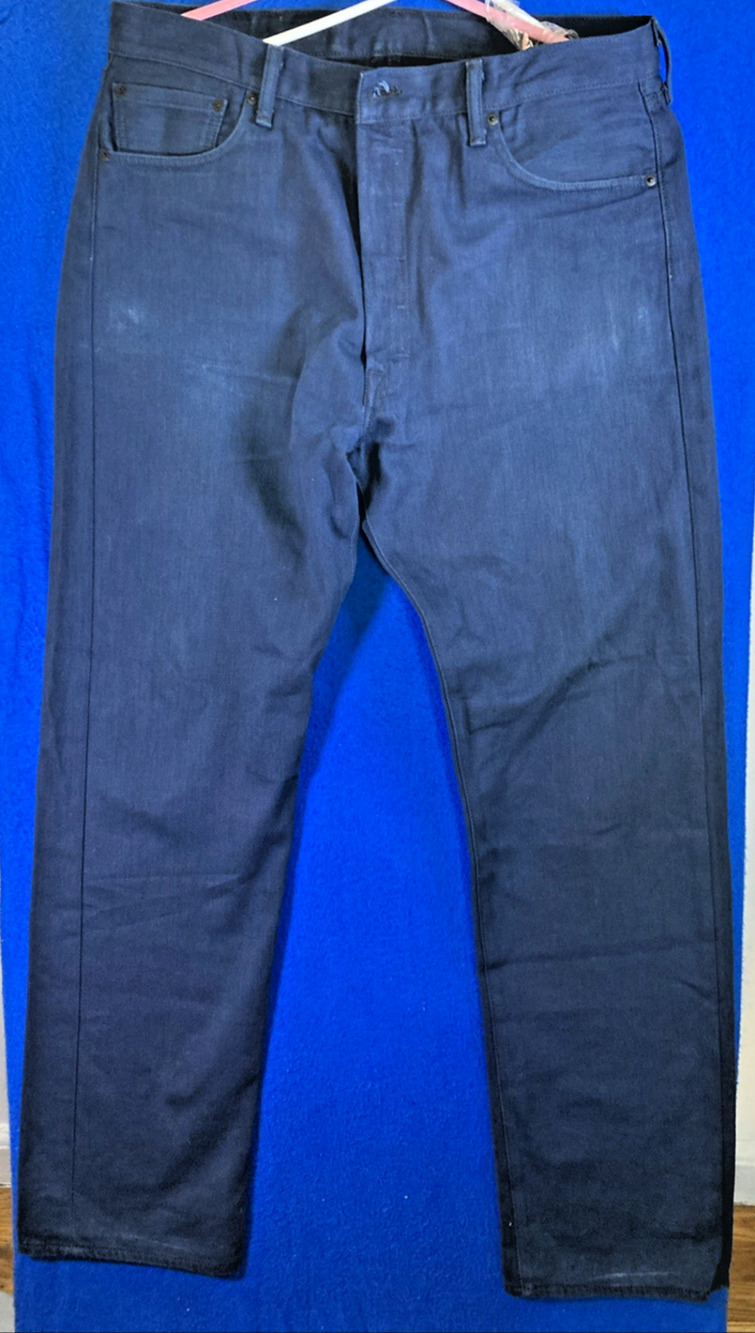 Vintage Levi's 501XX Men's 38x34 Blue Jeans Straight Fit Button Fly Denim